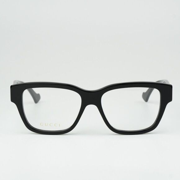 NEW Gucci GG1428O 004 Black Square Men Eyeglasses GG 1428O - Picture 7 of 13